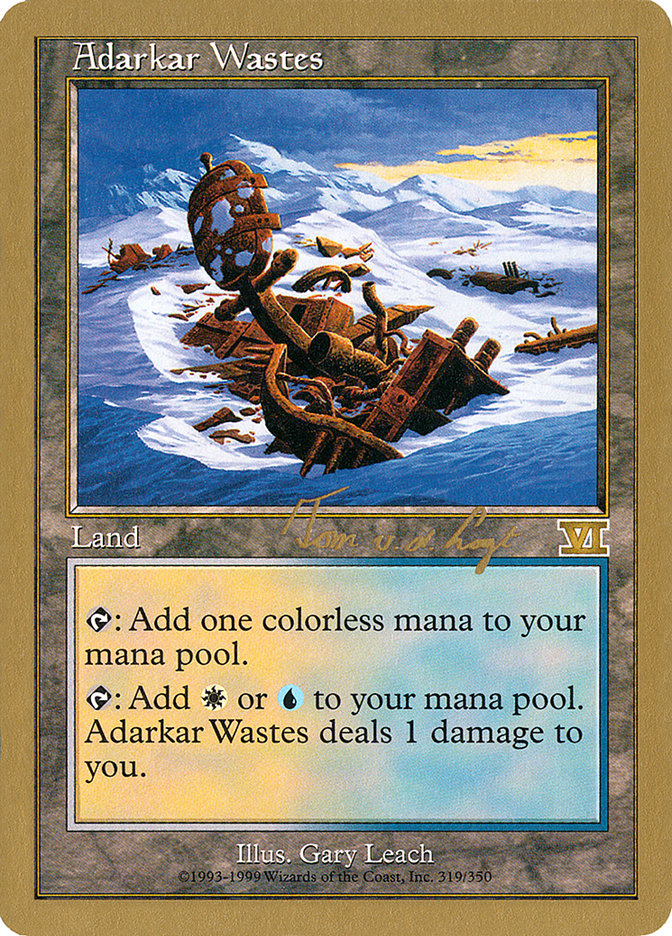 Adarkar Wastes (Tom van de Logt) [World Championship Decks 2000] | Exor Games Bridgewater