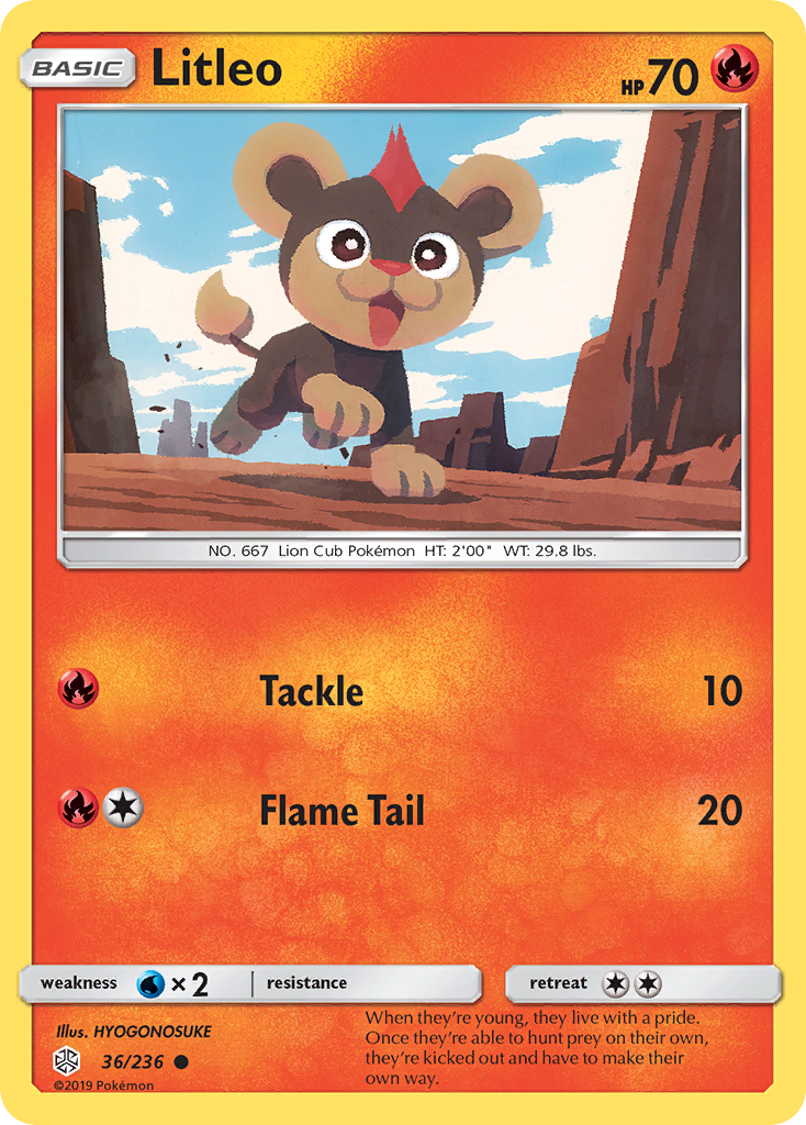Litleo (36/236) [Sun & Moon: Cosmic Eclipse] | Exor Games Bridgewater
