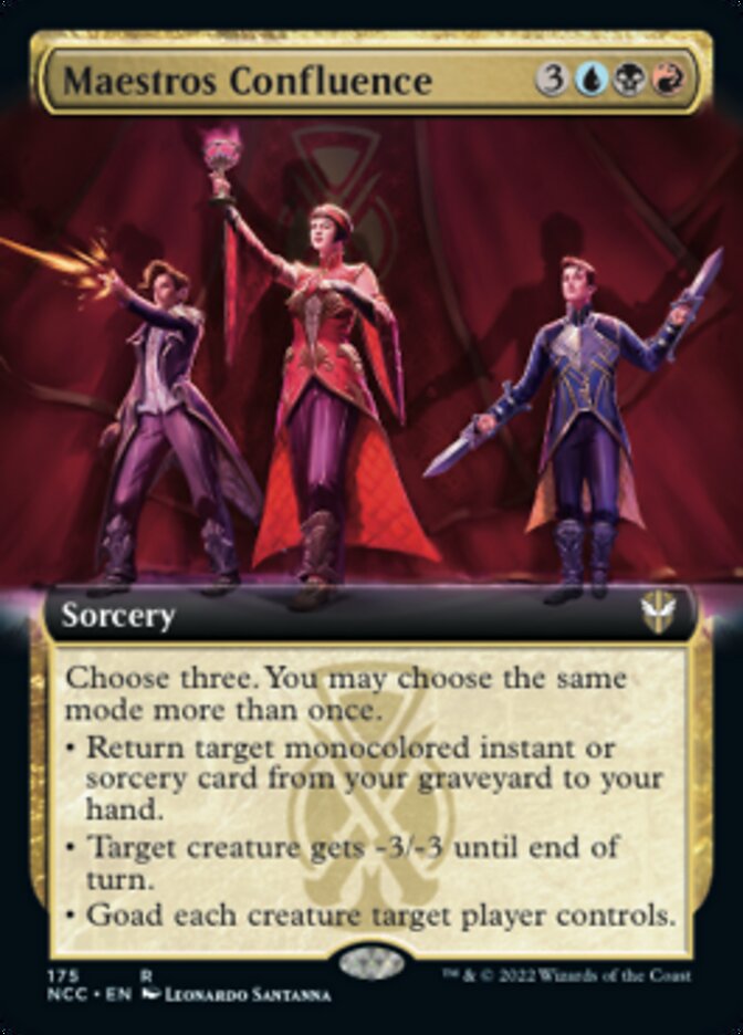Maestros Confluence (Extended Art) [Streets of New Capenna Commander] | Exor Games Bridgewater
