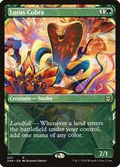 Lotus Cobra (Showcase) [Zendikar Rising] | Exor Games Bridgewater