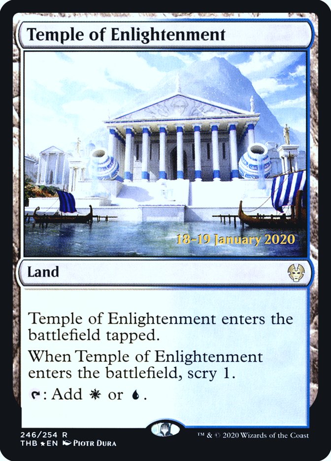 Temple of Enlightenment [Theros Beyond Death Prerelease Promos] | Exor Games Bridgewater