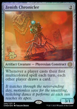 Zenith Chronicler [Phyrexia: All Will Be One Prerelease Promos] | Exor Games Bridgewater