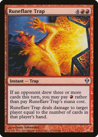 Runeflare Trap [Zendikar] | Exor Games Bridgewater