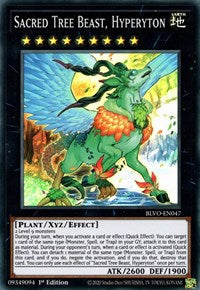 Sacred Tree Beast, Hyperyton [BLVO-EN047] Super Rare | Exor Games Bridgewater