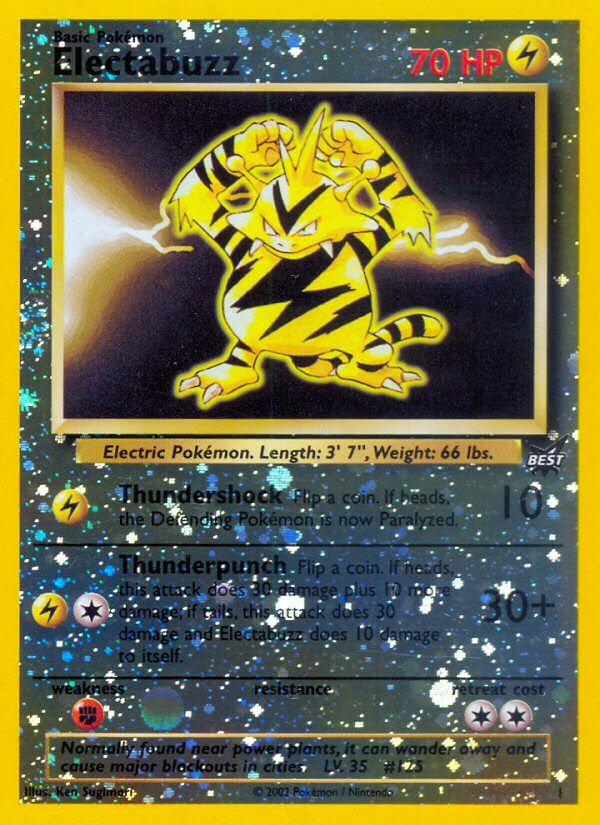 Electabuzz (1) [Best of Promos] | Exor Games Bridgewater