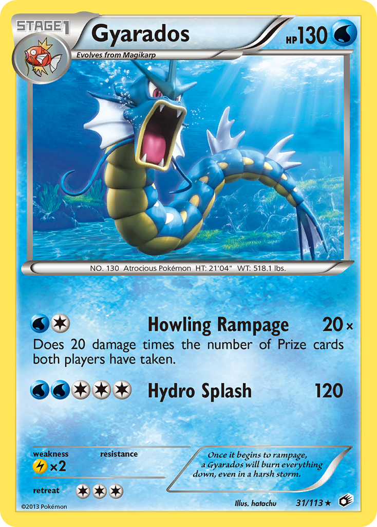 Gyarados (31/113) [Black & White: Legendary Treasures] | Exor Games Bridgewater