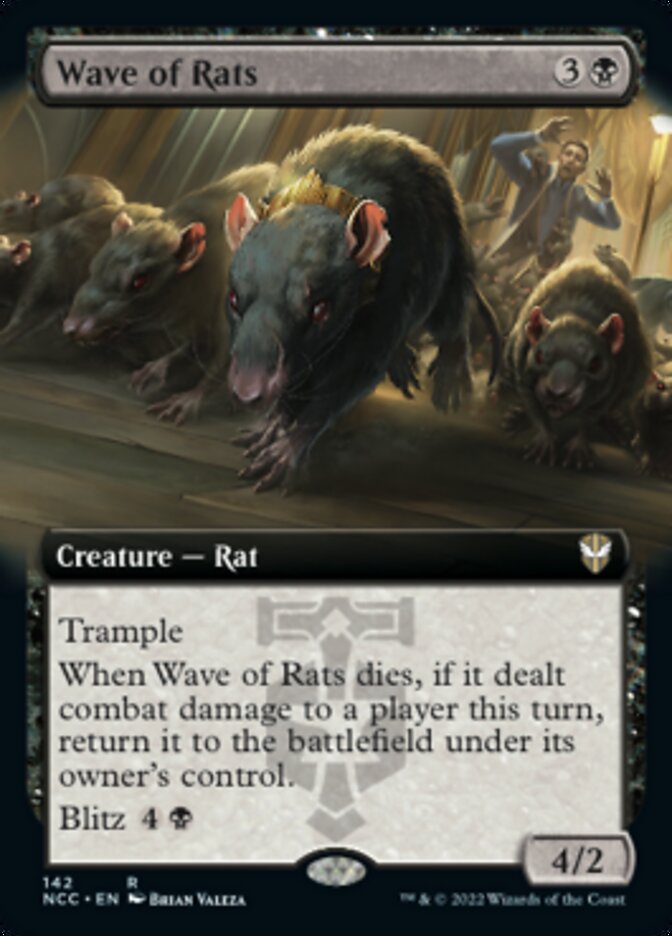 Wave of Rats (Extended Art) [Streets of New Capenna Commander] | Exor Games Bridgewater