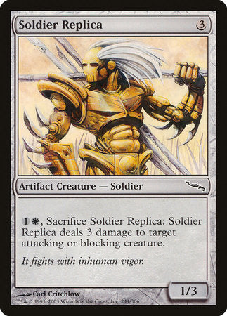 Soldier Replica [Mirrodin] | Exor Games Bridgewater