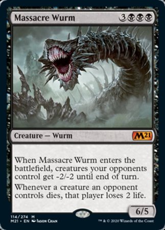 Massacre Wurm [Core Set 2021] | Exor Games Bridgewater