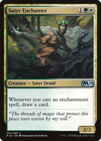 Satyr Enchanter [Core Set 2019] | Exor Games Bridgewater