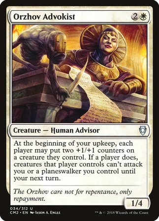 Orzhov Advokist [Commander Anthology Volume II] | Exor Games Bridgewater