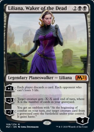 Liliana, Waker of the Dead [Core Set 2021] | Exor Games Bridgewater