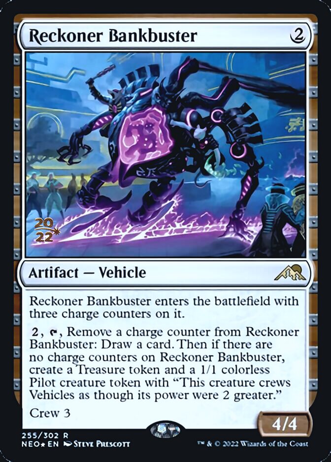 Reckoner Bankbuster [Kamigawa: Neon Dynasty Prerelease Promos] | Exor Games Bridgewater