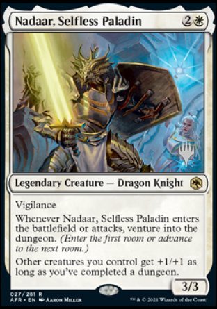 Nadaar, Selfless Paladin (Promo Pack) [Dungeons & Dragons: Adventures in the Forgotten Realms Promos] | Exor Games Bridgewater