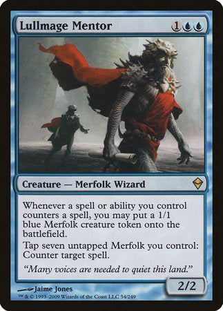 Lullmage Mentor [Zendikar] | Exor Games Bridgewater
