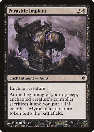 Parasitic Implant [New Phyrexia] | Exor Games Bridgewater
