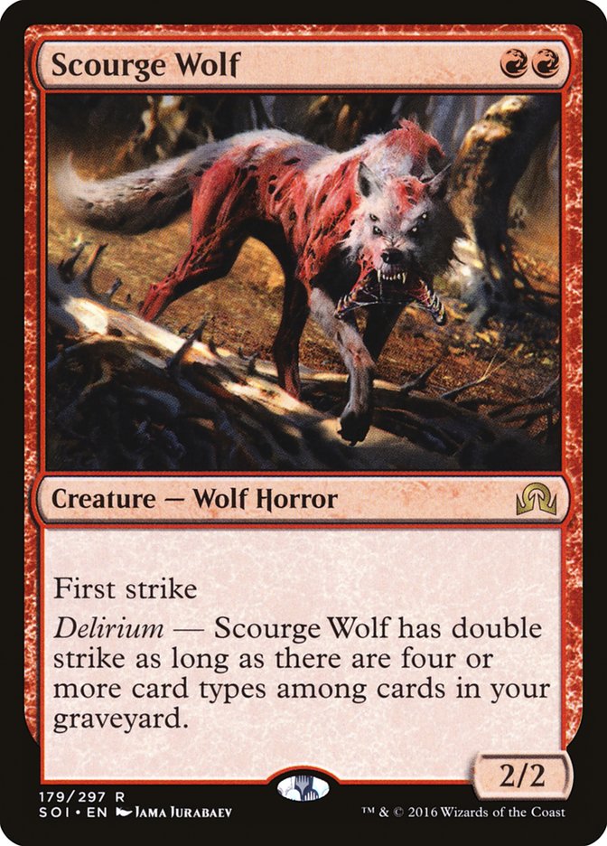 Scourge Wolf [Shadows over Innistrad] | Exor Games Bridgewater