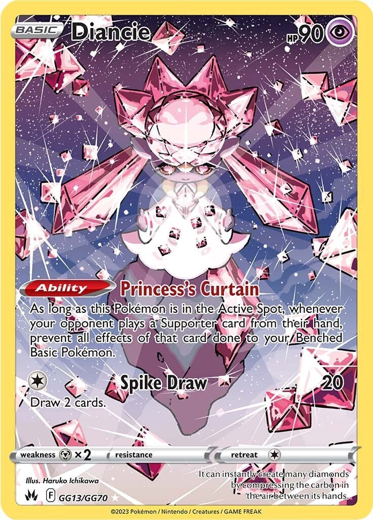 Diancie (GG13/GG70) [Sword & Shield: Crown Zenith] | Exor Games Bridgewater