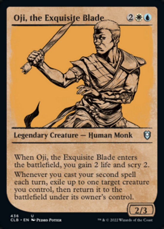 Oji, the Exquisite Blade (Showcase) [Commander Legends: Battle for Baldur's Gate] | Exor Games Bridgewater