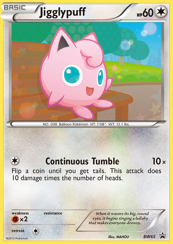 Jigglypuff (BW65) [Black & White: Black Star Promos] | Exor Games Bridgewater