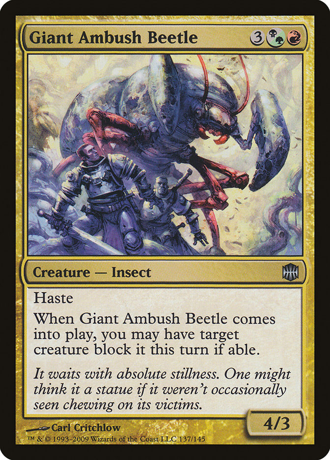 Giant Ambush Beetle [Alara Reborn] | Exor Games Bridgewater