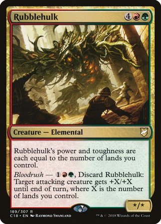 Rubblehulk [Commander 2018] | Exor Games Bridgewater