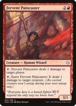 Fervent Paincaster [Hour of Devastation] | Exor Games Bridgewater