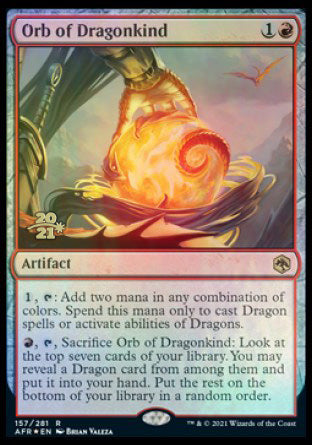 Orb of Dragonkind [Dungeons & Dragons: Adventures in the Forgotten Realms Prerelease Promos] | Exor Games Bridgewater