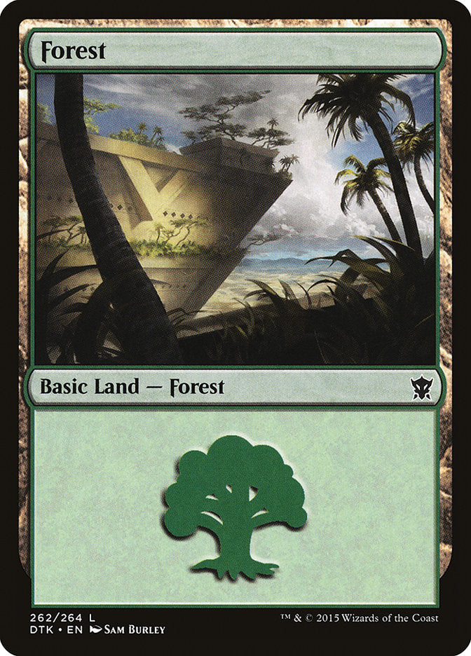 Forest (262) [Dragons of Tarkir] | Exor Games Bridgewater