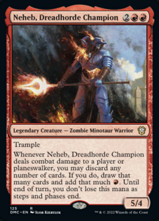 Neheb, Dreadhorde Champion [Dominaria United Commander] | Exor Games Bridgewater