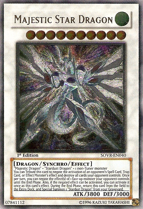 Majestic Star Dragon [SOVR-EN040] Ultimate Rare | Exor Games Bridgewater