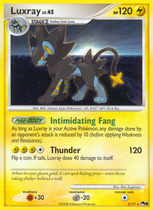 Luxray (3/17) [POP Series 8] | Exor Games Bridgewater