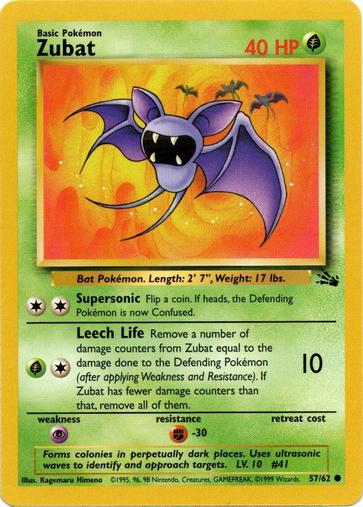 Zubat (57/62) [Fossil Unlimited] | Exor Games Bridgewater