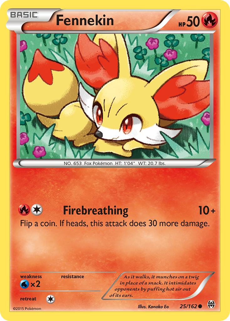 Fennekin (25/162) [XY: BREAKthrough] | Exor Games Bridgewater