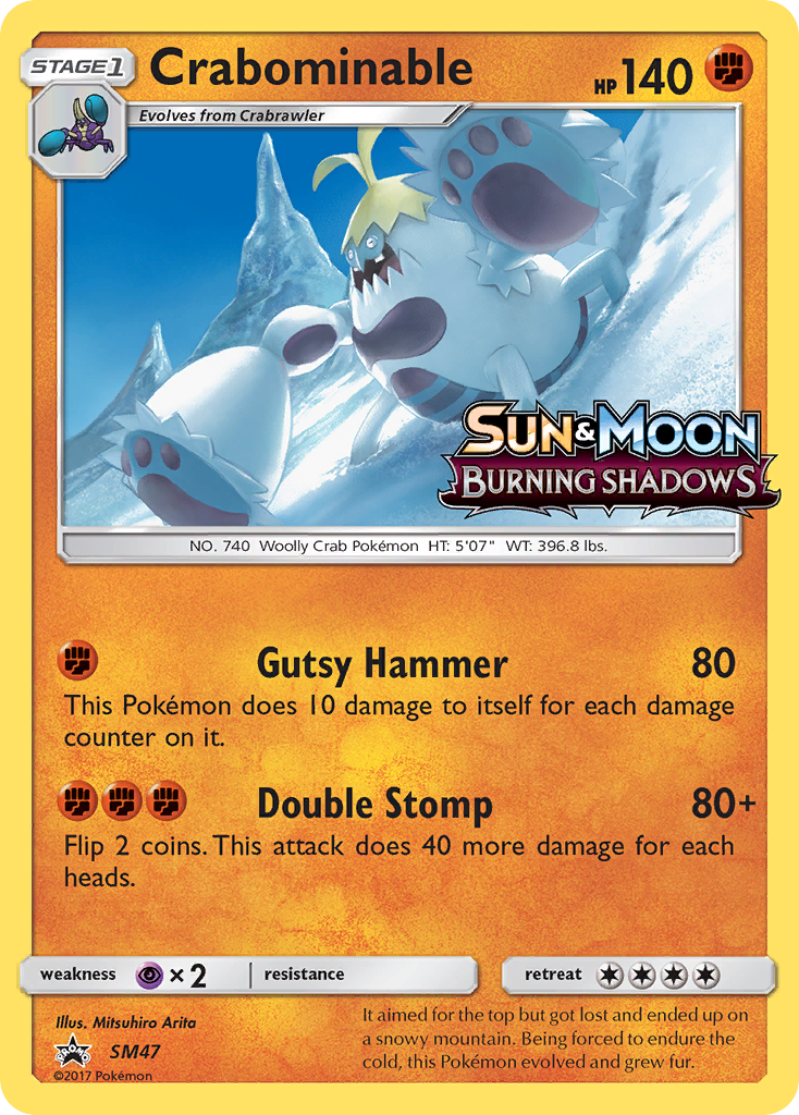 Crabominable (SM47) [Sun & Moon: Black Star Promos] | Exor Games Bridgewater