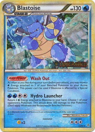 Blastoise (13/95) (Prerelease Promo) [HeartGold & SoulSilver: Black Star Promos] | Exor Games Bridgewater