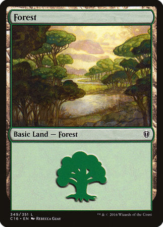 Forest (349) [Commander 2016] | Exor Games Bridgewater