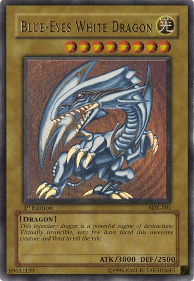 Blue-Eyes White Dragon [SDK-001] Ultra Rare | Exor Games Bridgewater