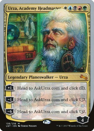 Urza, Academy Headmaster [Unstable] | Exor Games Bridgewater