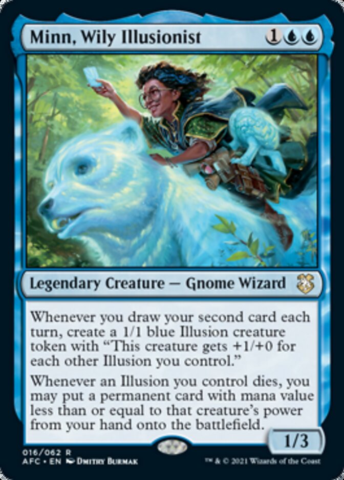 Minn, Wily Illusionist [Dungeons & Dragons: Adventures in the Forgotten Realms Commander] | Exor Games Bridgewater