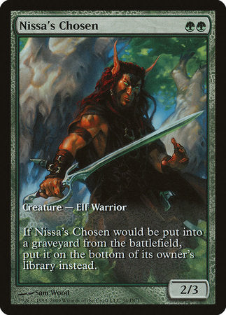 Nissa's Chosen [Zendikar Promos] | Exor Games Bridgewater