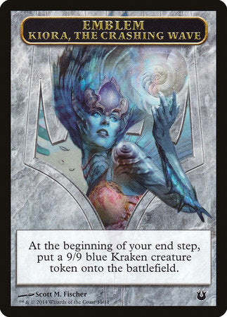 Emblem - Kiora, the Crashing Wave [Born of the Gods Tokens] | Exor Games Bridgewater