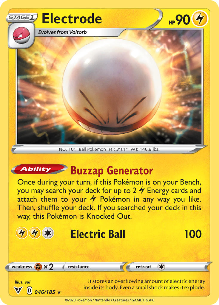 Electrode (046/185) [Sword & Shield: Vivid Voltage] | Exor Games Bridgewater