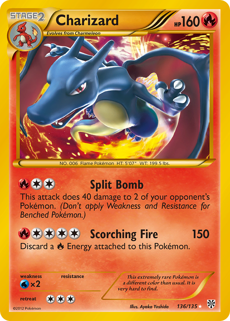 Charizard (136/135) [Black & White: Plasma Storm] | Exor Games Bridgewater