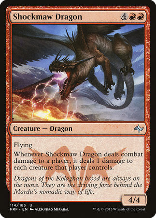 Shockmaw Dragon [Fate Reforged] | Exor Games Bridgewater