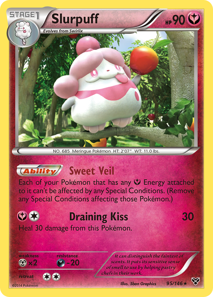 Slurpuff (95/146) [XY: Base Set] | Exor Games Bridgewater