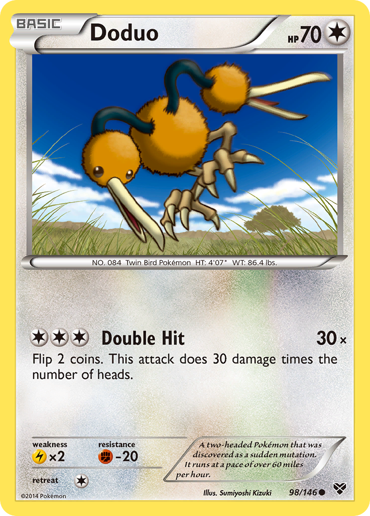 Doduo (98/146) [XY: Base Set] | Exor Games Bridgewater