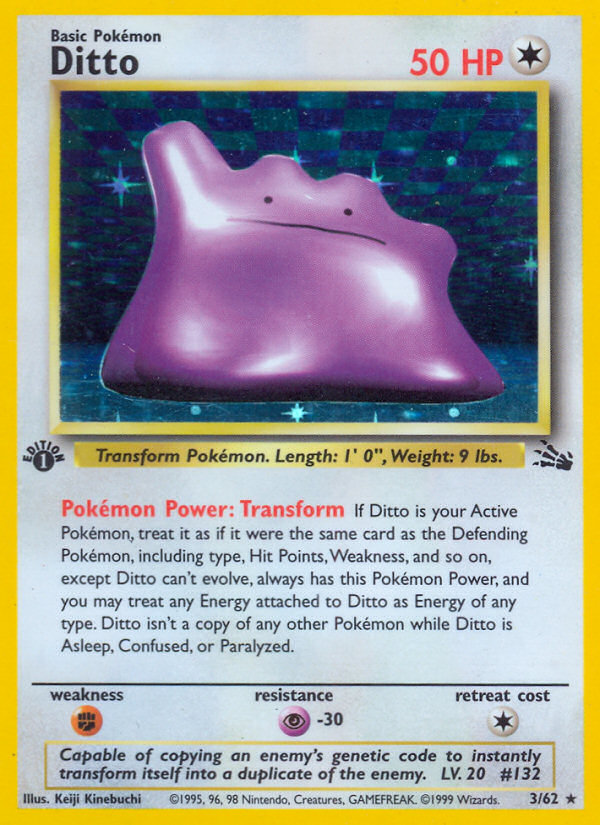 Ditto (3/62) [Fossil 1st Edition] | Exor Games Bridgewater