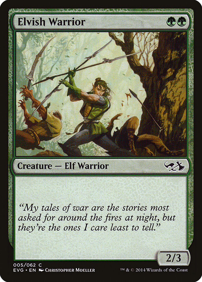 Elvish Warrior (Elves vs. Goblins) [Duel Decks Anthology] | Exor Games Bridgewater