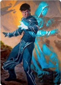 Jace, Mirror Mage 1 Art Card [Zendikar Rising Art Series] | Exor Games Bridgewater